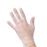 Zarys vienreizlietojamie vinila cimdi, caurspīdīgi (100 vienības)