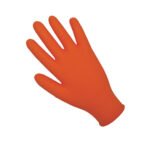 Polyco vienreizlietojamie nitrila cimdi, Finite orange Grip GL201, īpaši spēcīgi, 8,5g, oranži, M/L/XL (90-100gab.)