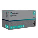 Polyco Bodyguards vienreizlietojamie nitrila cimdi, spēcīgi, 5,5g, melni, S/M/L/XL (100gab.) - Image 2