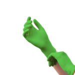 Medi-inn vienreizlietojamie nitrila cimdi, Ābolzaļi, S/M/L/XL (100gab.)