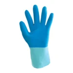 Polyco Taskmaster 850 vienreizlietojamie lateksa cimdi, zili, 30cm garuma