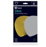 Polyco lateksa sadzīves cimdi Shield GR03 (0,33mm biezuma), (dzelteni, zili, rozā), (1 pāris) - Image 2