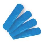 Aptverami pleistri "Metal Detectable", 19 x 72 mm, zila krāsa (100 gab.)